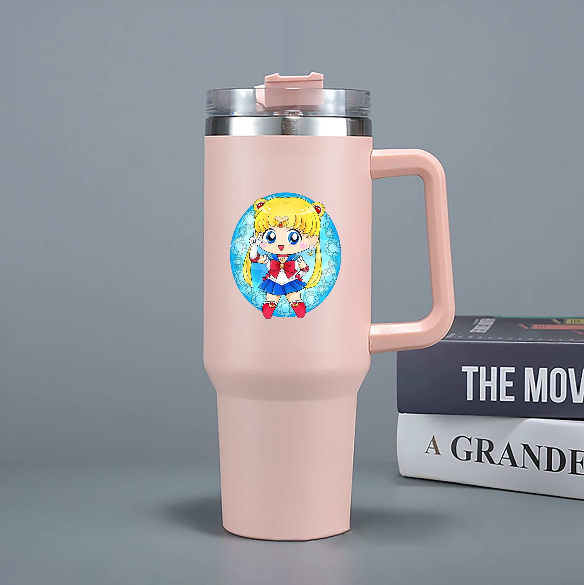 （画像用） 美少女戦士セーラームーン 月野 うさぎ つきの うさぎ Sailor Moon Tsukino Usagi 1200mL車用タンブラー（カラープリント）